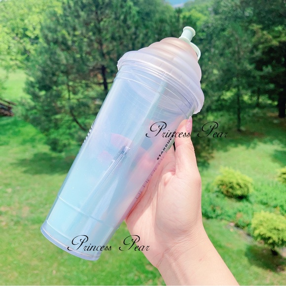 Starbucks Korea 2019 Spring Blue Whipping Cream Cold Cup 591ml - Picture 4 of 8
